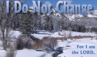 God does not change