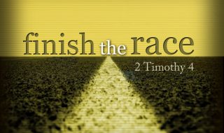 Today, Finish the Race