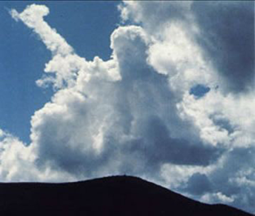 God Face In The Clouds